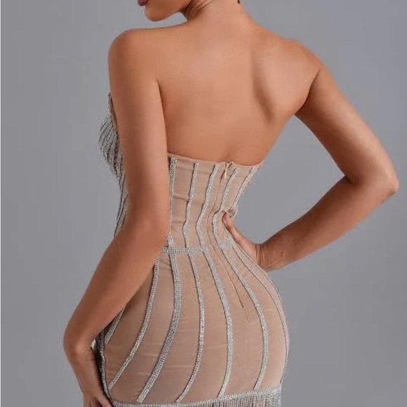 Lola diamonate dress with rhinestones - Picture 3 of 4